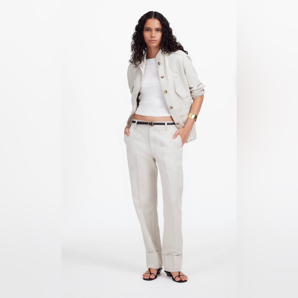 NWOT Madewell The Dean Easy Straight Pant